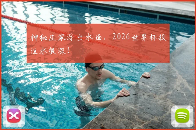 神秘庄家浮出水面,2026世界杯投注水很深!